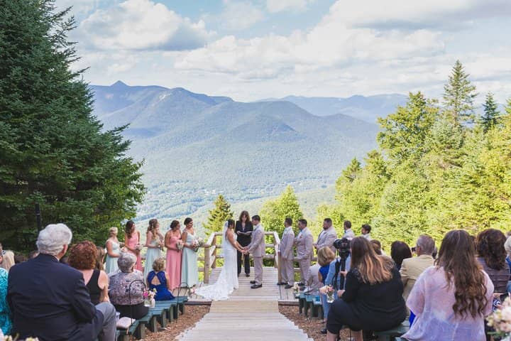 Wedding at Loon Mountain in New Hampshire